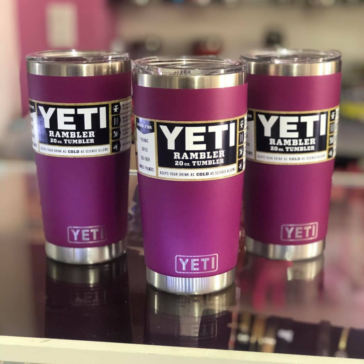 Yeti 20oz Malva Vaso Acero Inoxidable